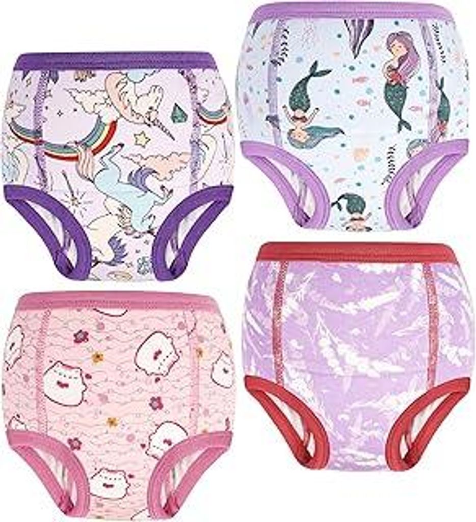 MOEMOE BABY Töpfchen Trainingshose 4 Stück Baby Trainingshosen Töpfchen Unterwäsche Kinder für Jungen 4 Jahre
