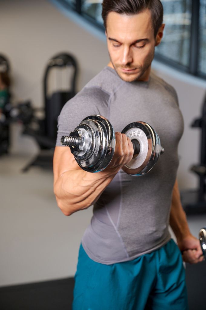 Sada činek Gymtek 20kg s pouzdrem - 2x rukojeti činek - Obrázek produktu 2