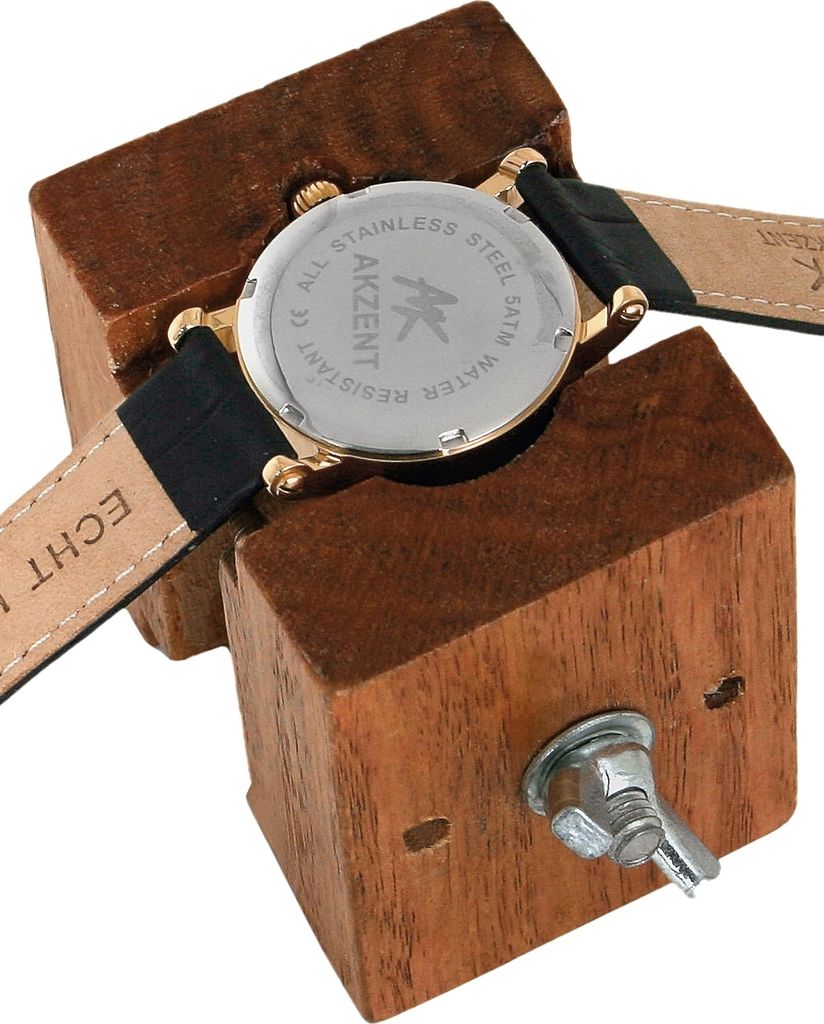 Gehäusehalter aus Holz, auch für Chronographen geeignet Produktbild 