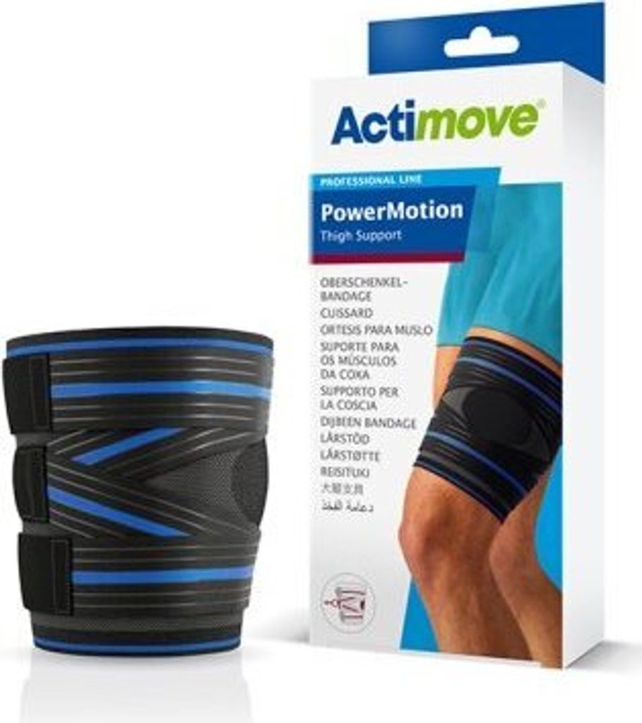Oberschenkelbandage Actimove PowerMotion, anthrazit>>>>Gr. XXL