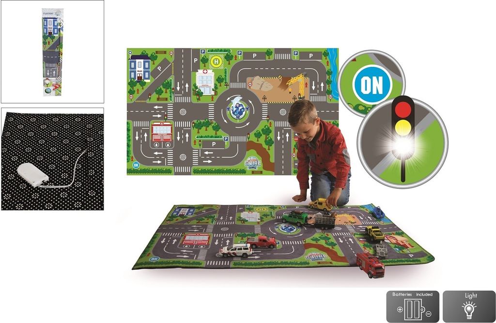 Tapis de jeu avec LED 70x120cm Image du produit 