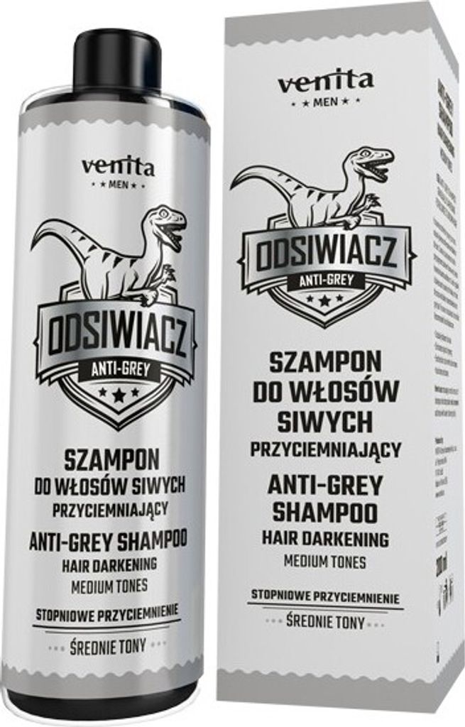 Venitamen Shampoo For Men For Gray Hair Medium Tones 200ml