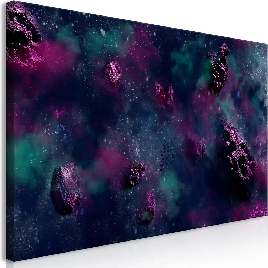 Quadro Moderno Spazio Infinito 70x35 - Facile da Appendere, Resa Top