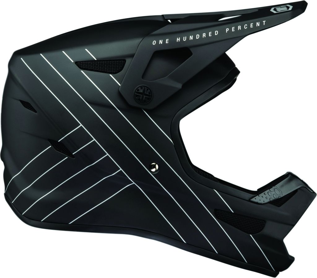 100% Status Full Face Helm Gr.XXL Essential Black