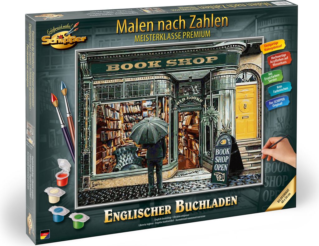 Schipper Malen nach Zahlen Englischer Buchladen