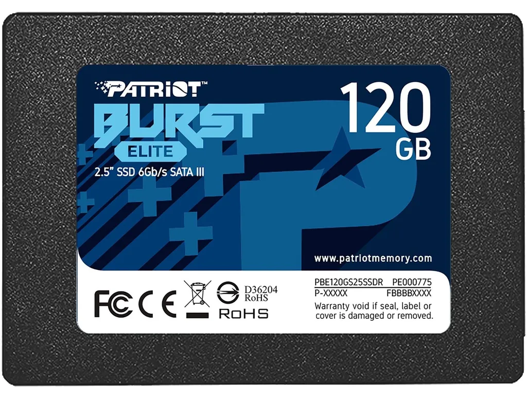 SSD Patriot Burst Elite 120 Go Haute Vitesse 450 Mo/s SATA 6 Gbit/s