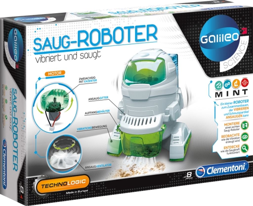 Mein Roboter MC 5.0 Robotik für kleine Ingenieure Clementoni Galileo Science 