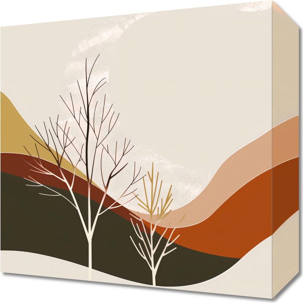 Bild 30x30cm Wüste sieht