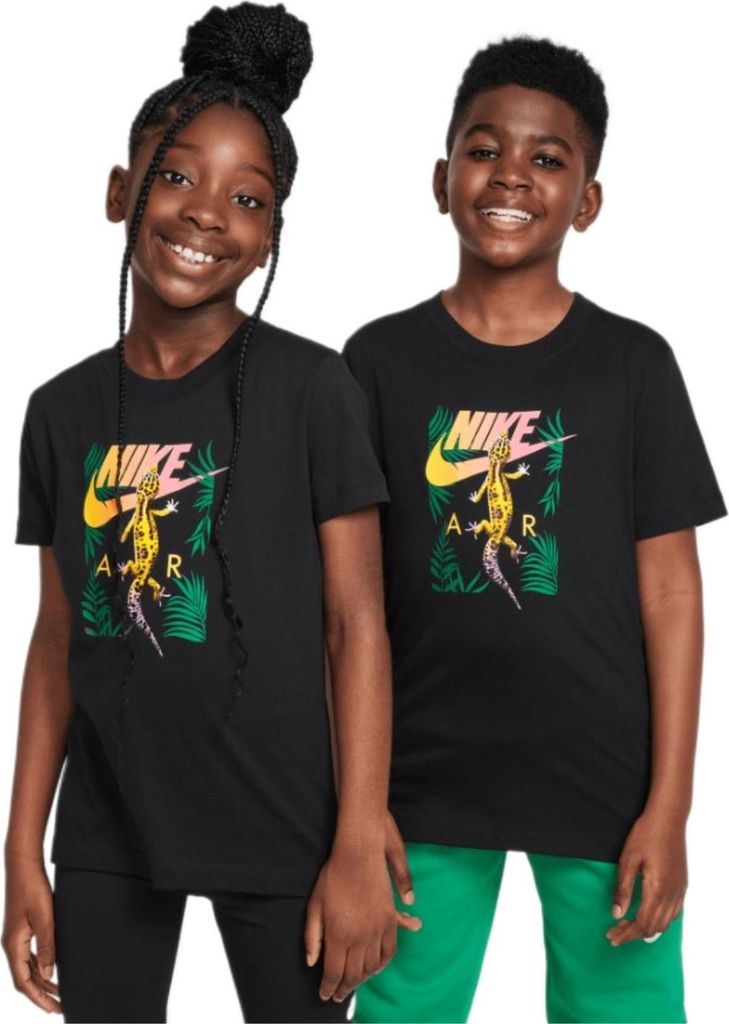 NIKE Jungen Sport-T-Shirt - Schwarz, Größe XS, Modell FZ5158-010