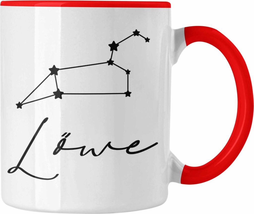 Trendation - Löwe Sternzeichen Tasse Geschenk Horoskop Produktbild 