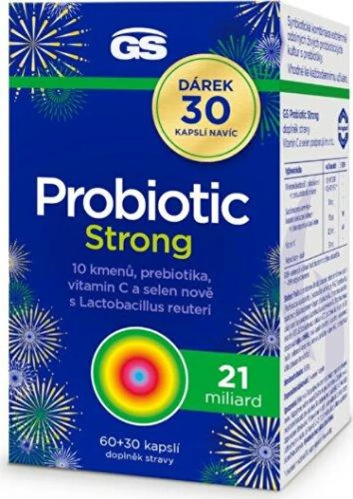 Probiotiques GS Probiotic Strong 90 gélules - Cure flore intestinale