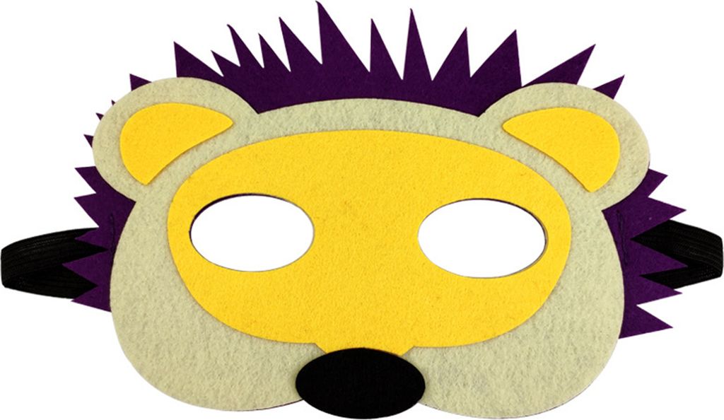Gesichtsabdeckung exquisite Form lebendige Farbe Nicht gewebter Stoff Cartoon Zootopia Movie Themed Cosplay Masque Party Supplies-U