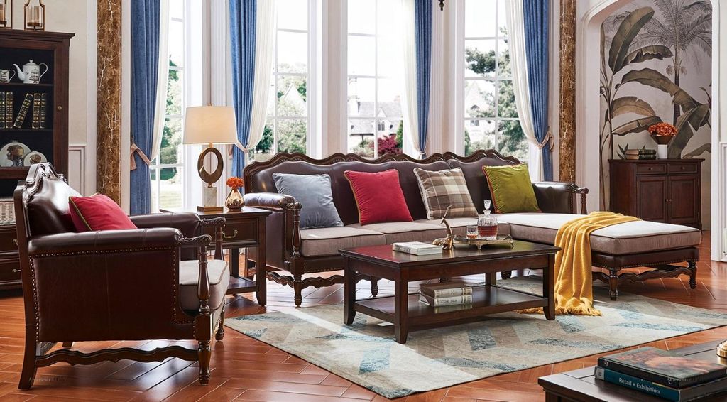 Amerika Möbel 1800 Stil Kolonial Stil Wohnzimmer Möbel Einrichtung Sofagarnitur