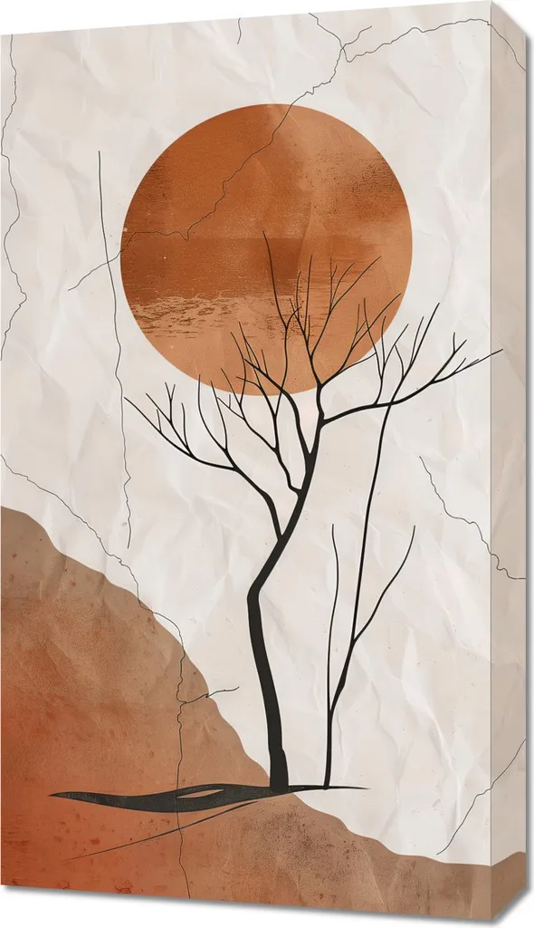 Tableau Désert 40 x 70 cm - Toile Haute Définition Finition Premium