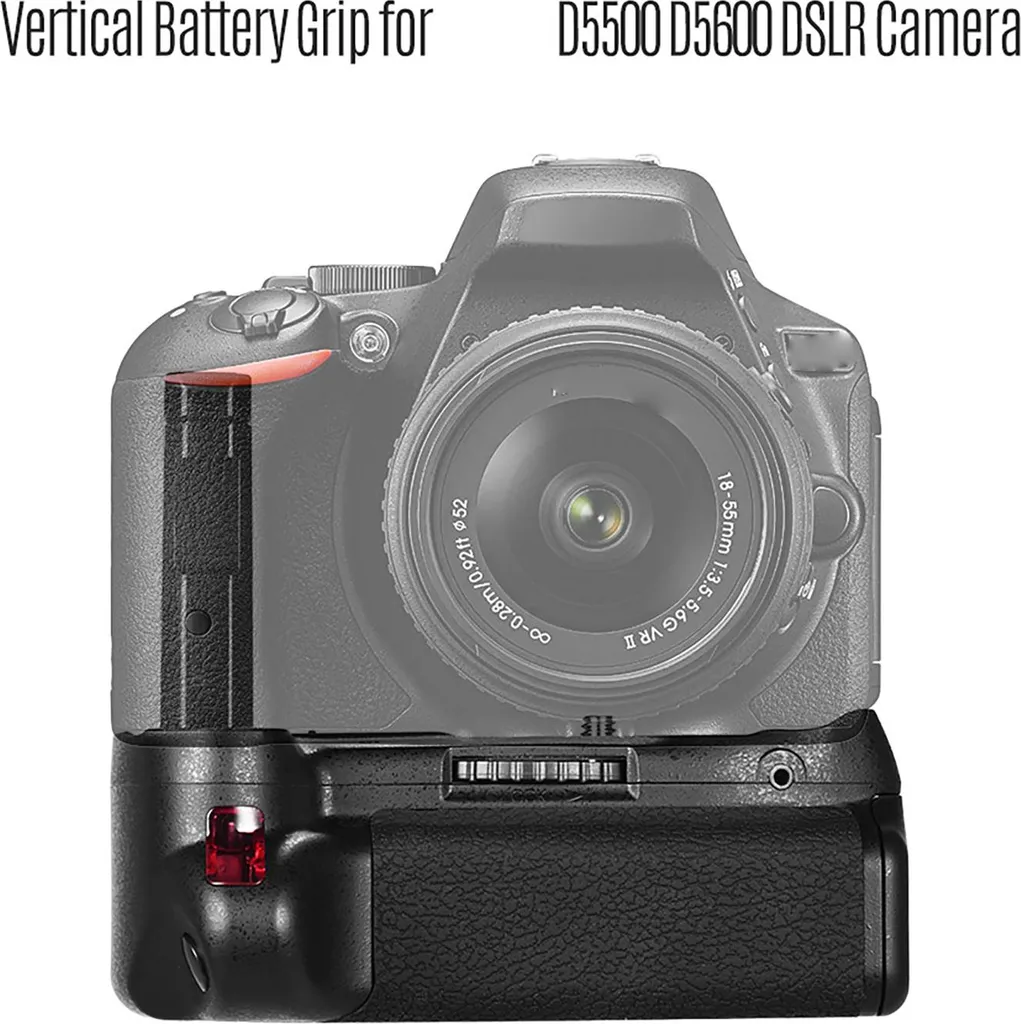 Support Batterie Vertical avec Télécommande IR pour Boîtier Reflex Nikon