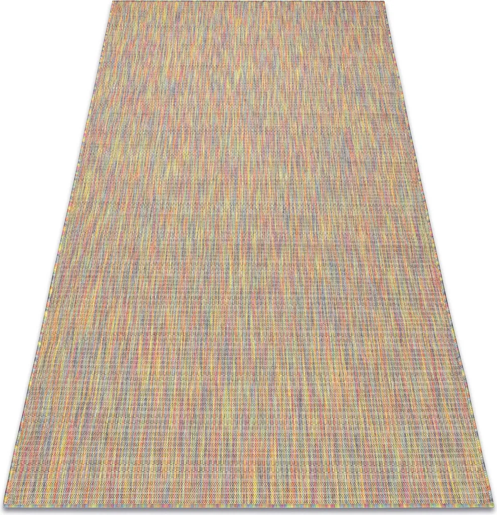 Petit tapis déco multicolore 80x150 cm FISY SISAL 20789 pour chambre