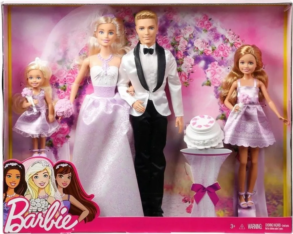 Barbie Mariage JCW41 : Le Set Complet avec Tenues de Rechange Incluses