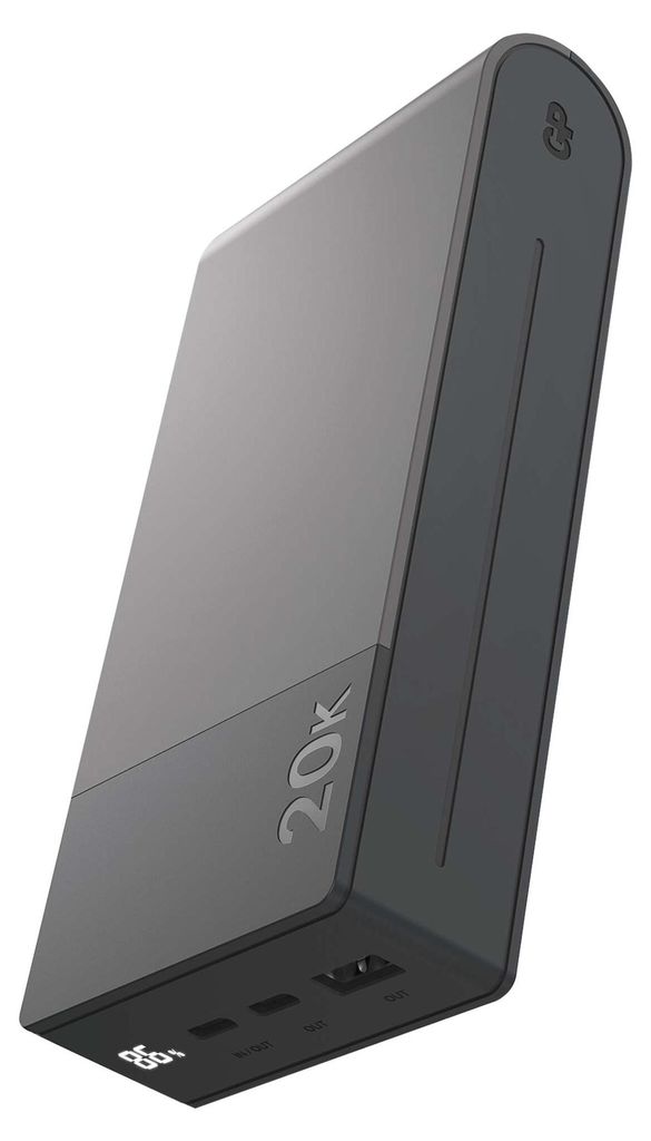 Powerbanka GP M2+ Series, 20 000 mAh, 22,5 W, šedá
