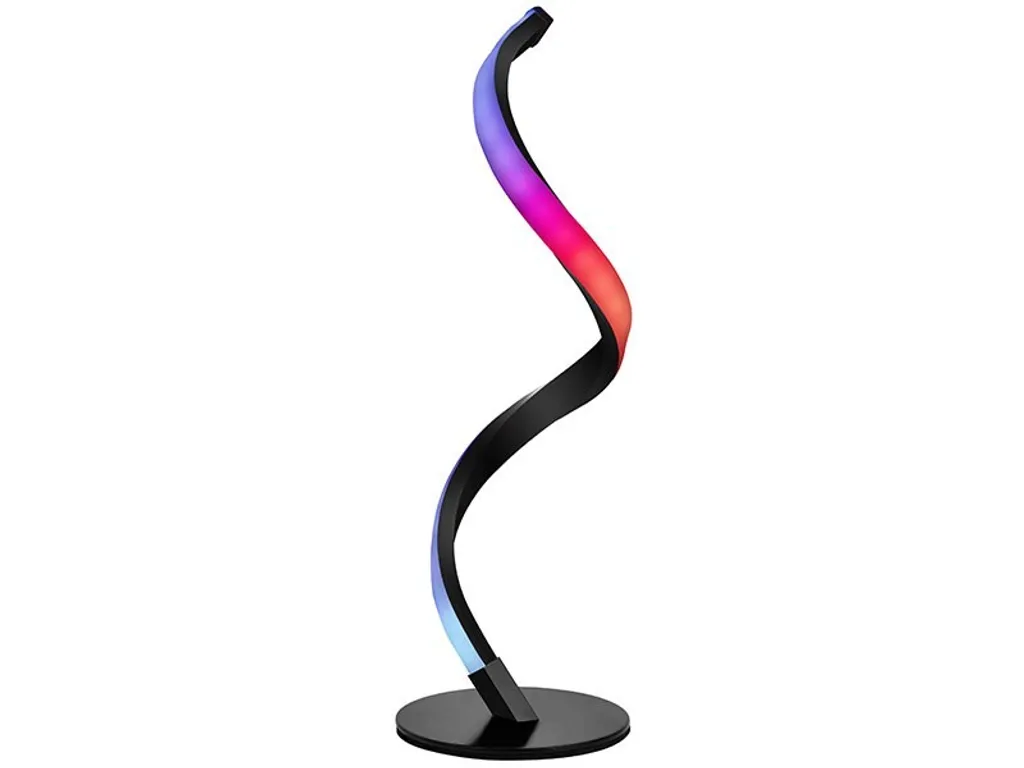 Lampe de Table LED Spirale Connectée - Éclairage d'Ambiance Intelligent