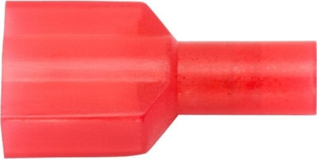 Flachsteck-Zunge rot 0,5 - 1,0 mm² isoliert 100 Stück SWG