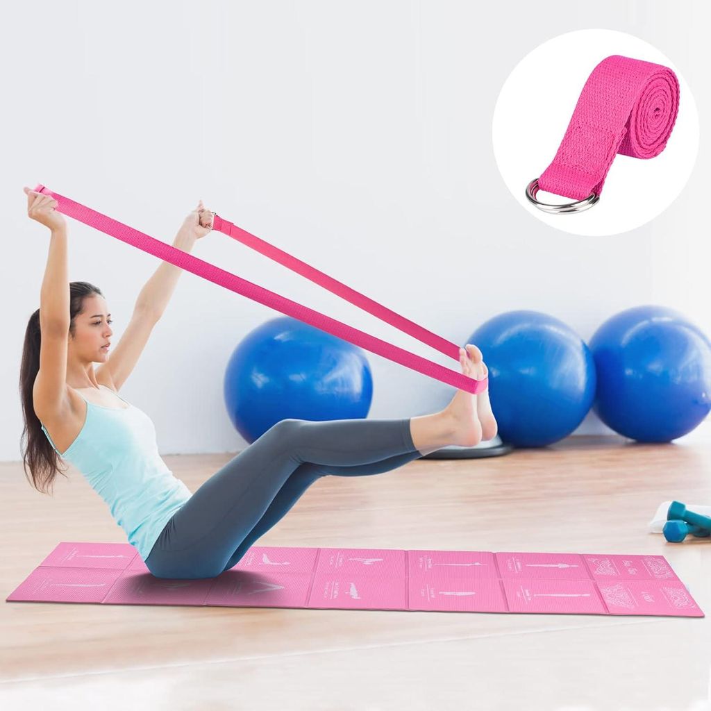 Faltbare Yogamatte - rutschfeste Trainingsmatte für Zuhause und Fitnessstudio - 1 Stück