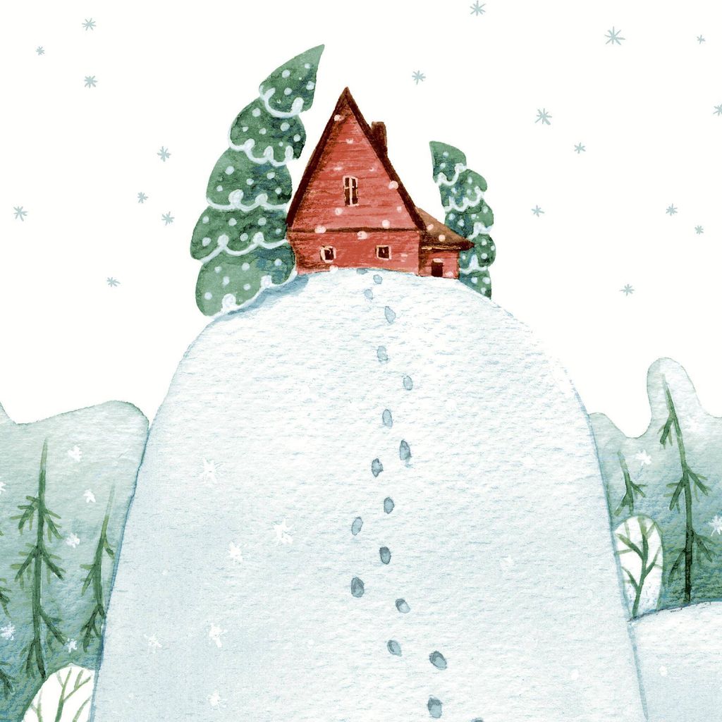 Servietten 33x33 cm - Up the hill