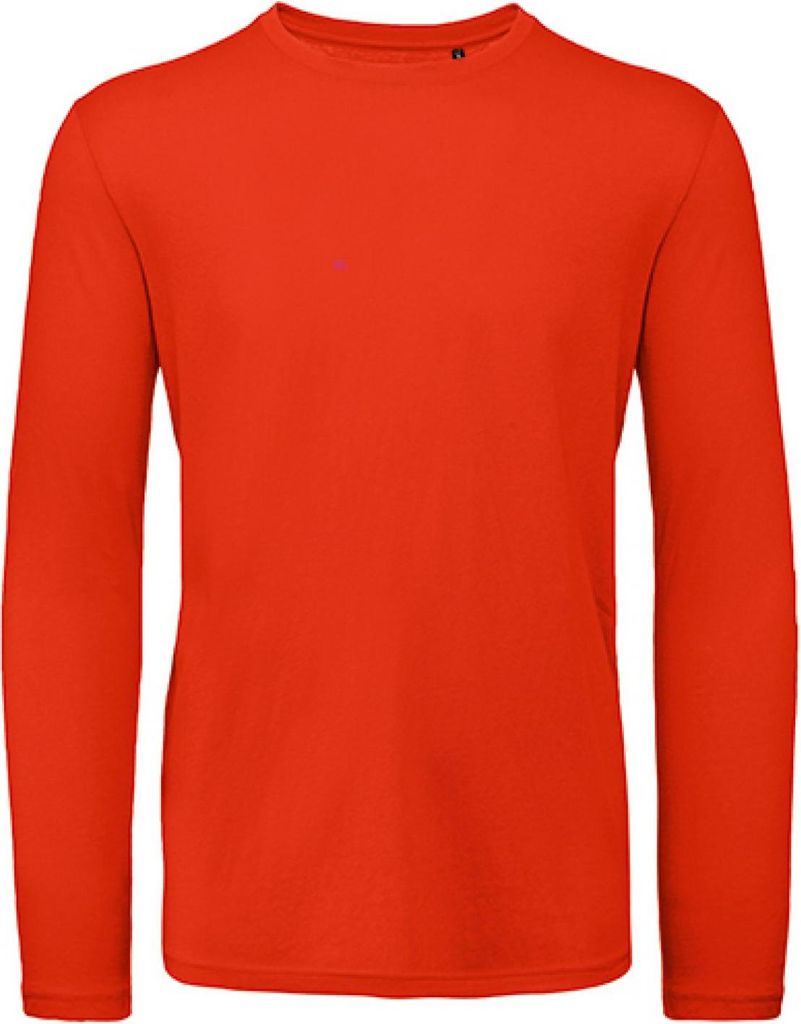 B&C TM070 | Herren Inspire Long Sleeve T / -100 - Farbe: Fire Red - Größe: L