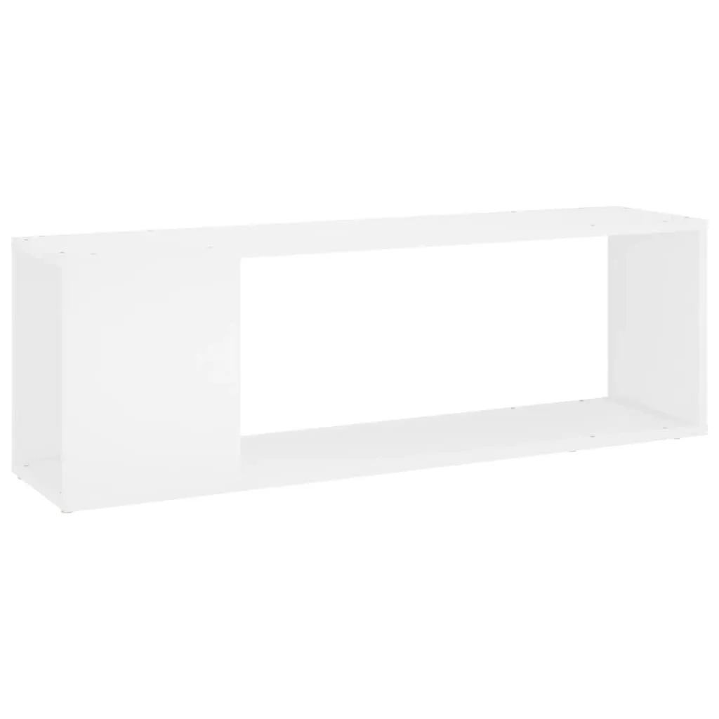 SYFAX™ Mobile Porta TV Bianco 100x24x32 cm in Legno Multistrato