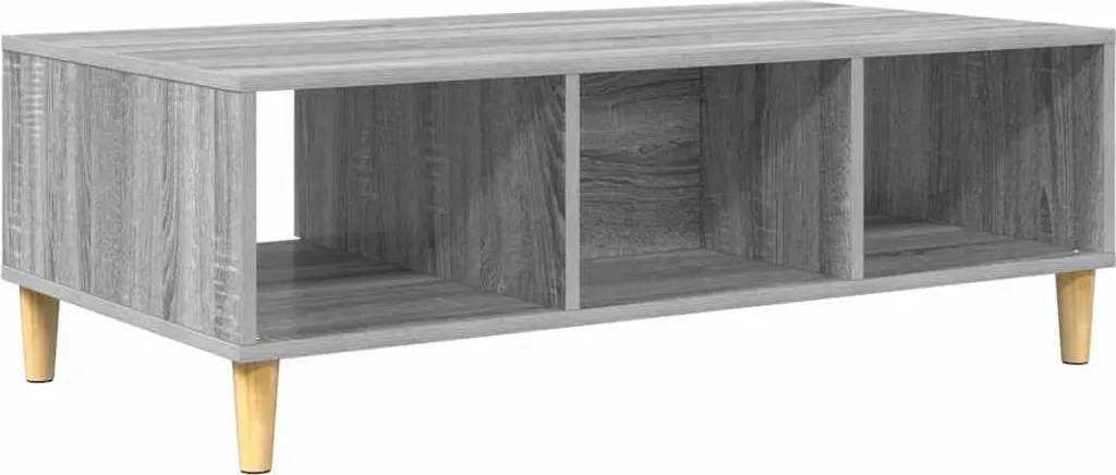 Tavolino Sonoma Grigio 102x55x35 cm - Design Moderno per Salotto