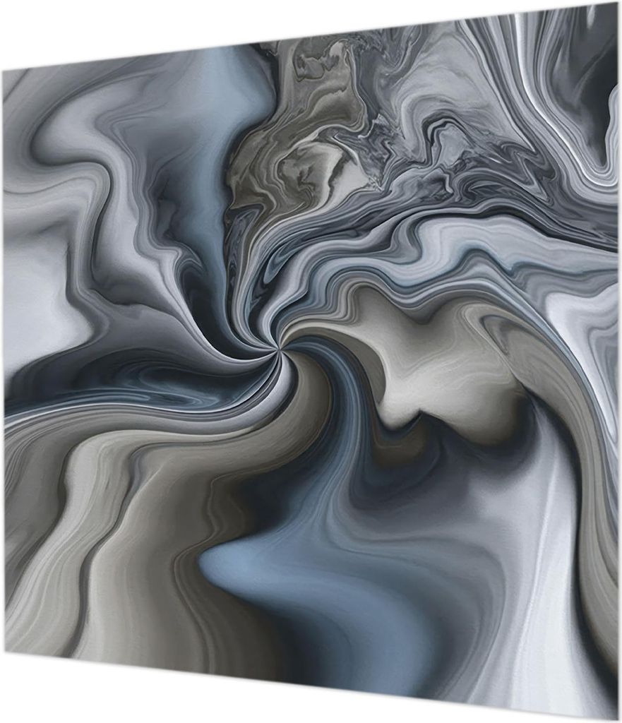 Wandtapete - Dekorative Tapete für Wohnzimmer - Tapetenfolie für Wanddekoration - 250x250 cm - Wirbelnde Wolken