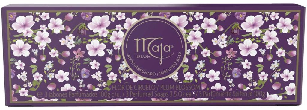 Maja Plum Blossom Zeep (3 X 100 gr) Productafbeelding 