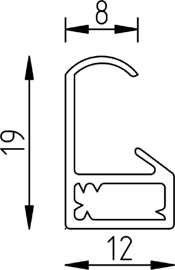 Cornice in plastica effetto Art red 40x50 cm vetro trasparente - 4