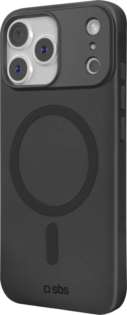 Housse iPhone 17 Pro Max compatible MagSafe SBS Instinct Mag noir design