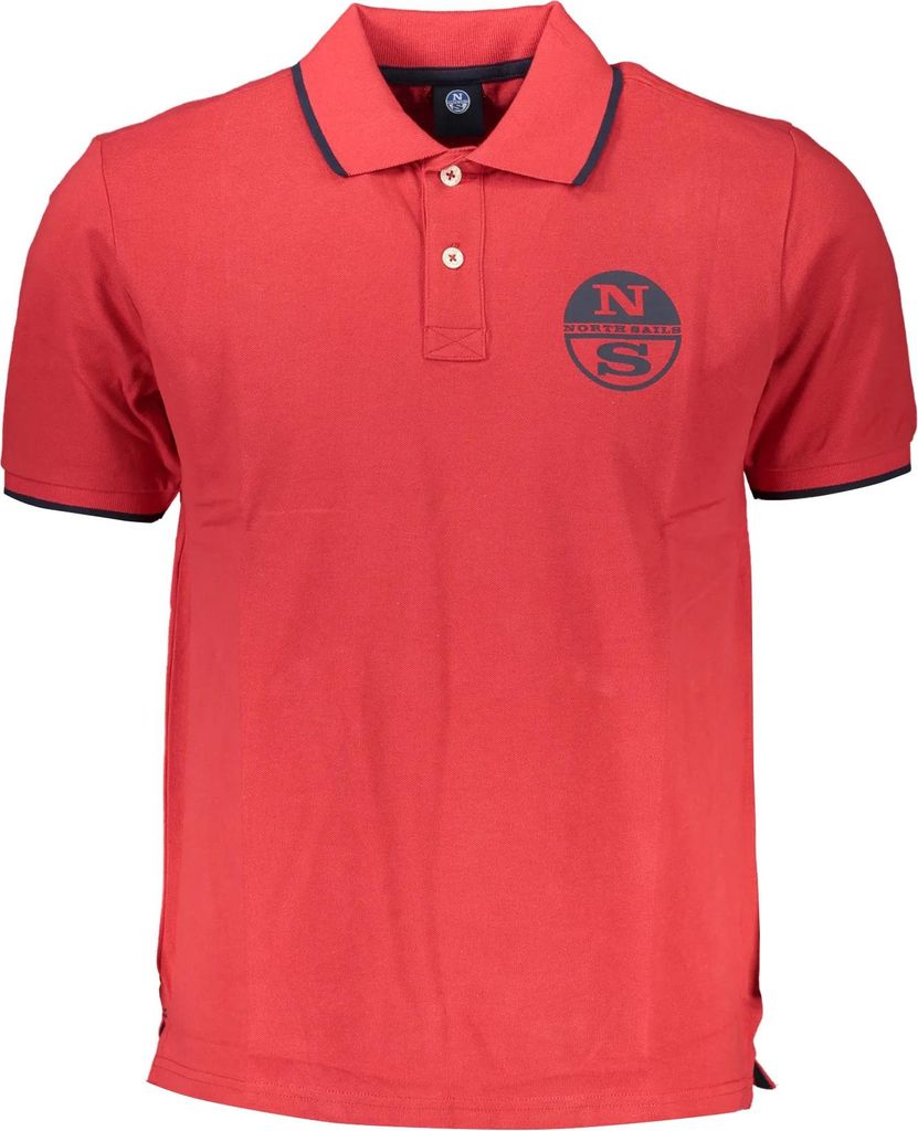 North Sails Rotes Polo mit Kontrastdetails : Größe - M Größe: M