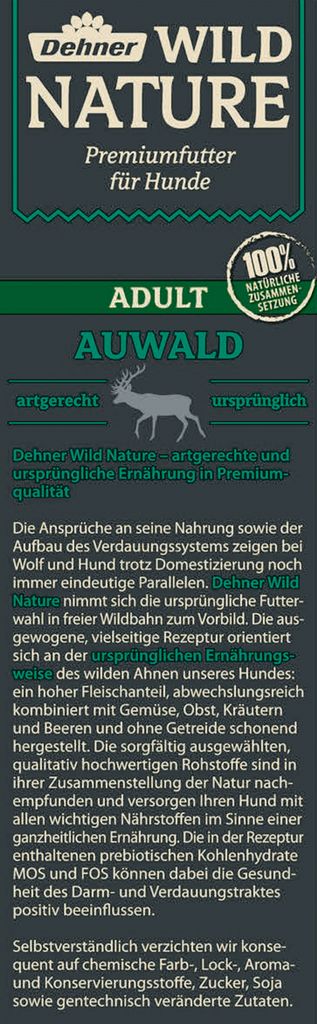 Dehner Wild Nature Hundefutter Auwald, Trockenfutter Produktbild 3