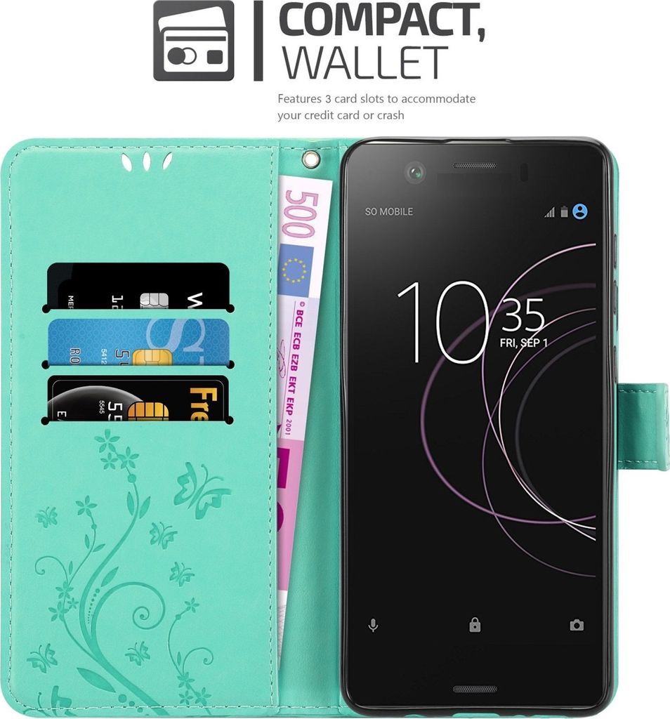 Coque Portefeuille Pour Sony Xperia Z3 Compact - Fermeture Magnétique, Stand Horizontal, Fentes Cartes - Protection Complète