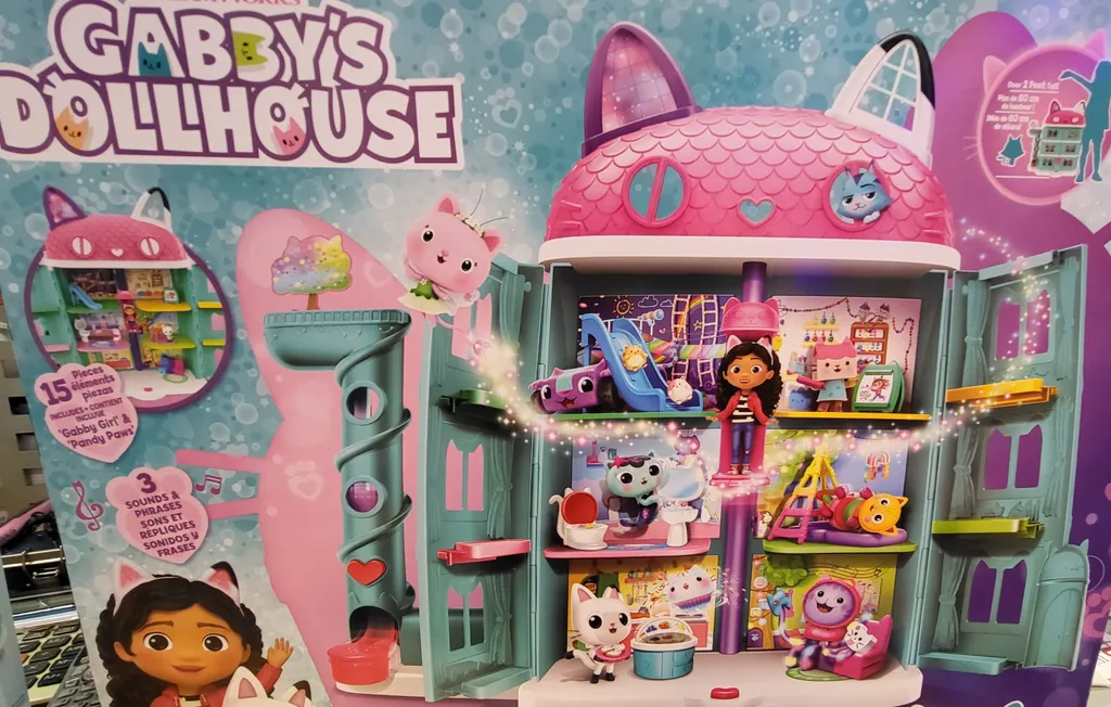 Maison de poupées Gabbys Purrfect interactive avec sons et sons