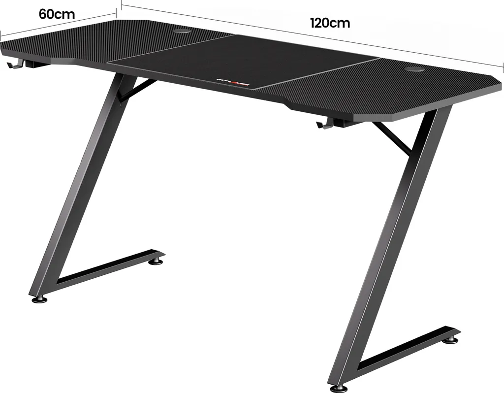 Table d'Ordinateur pour Gamer avec Support Casque, Idéal Petit Espace - 8