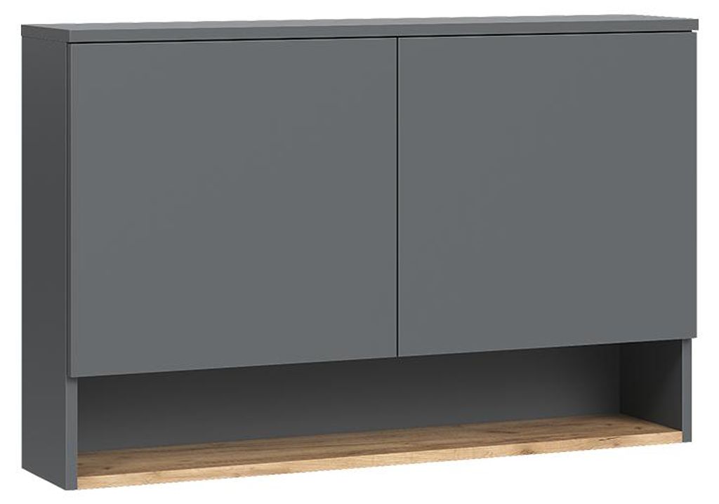 Hängeschrank Vicco Viktor Anthrazit/Goldkraft Eiche 93.6 x Produktbild 