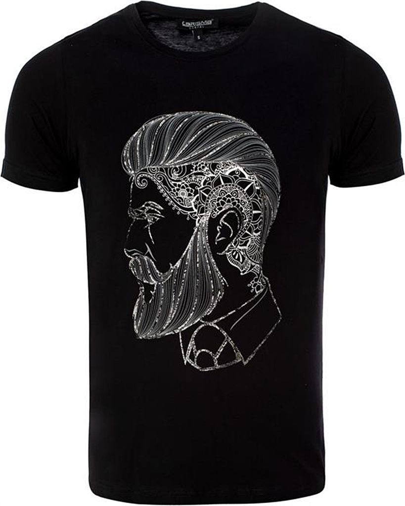 T-Shirt CARISMA Schwarz Bartmann CRM4571 L
