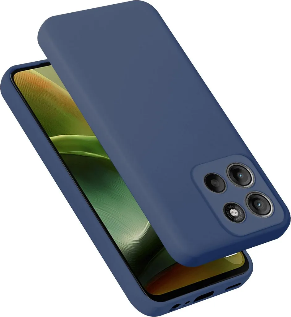 Custodia Cadorabo Motorola Moto G15: Cover Silicone Liquido Antiurto