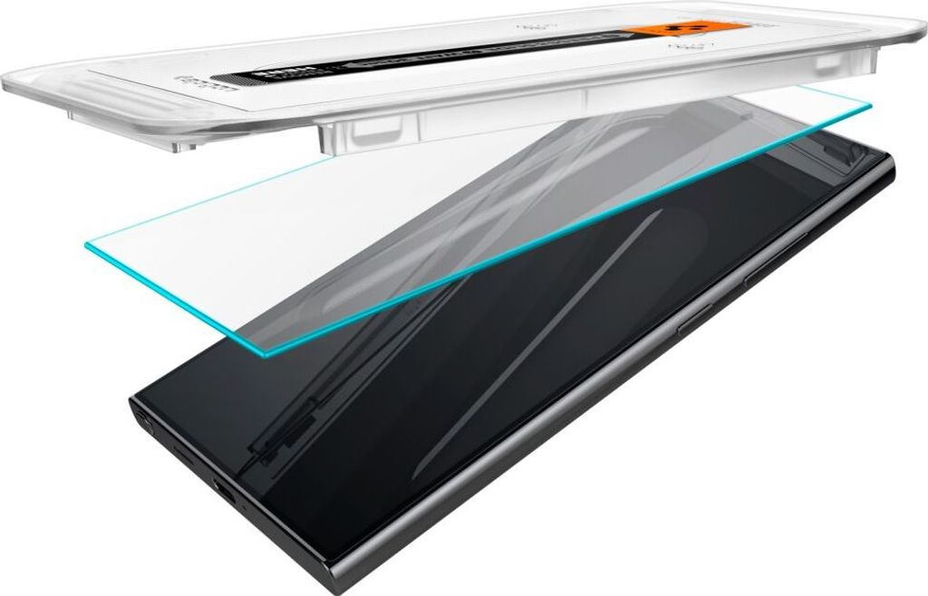Szkło Hartowane Spigen Glas.tr Ez Fit Na Samsung Galaxy S24 Zdjęcie produktu 5