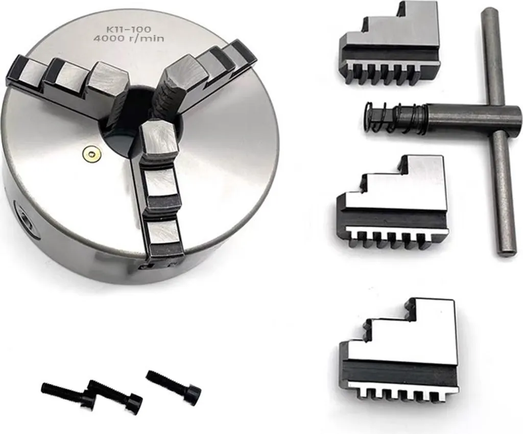 Mandrin Auto-centrant 100mm à 3 Mors en Acier Robuste Série K11 - 5