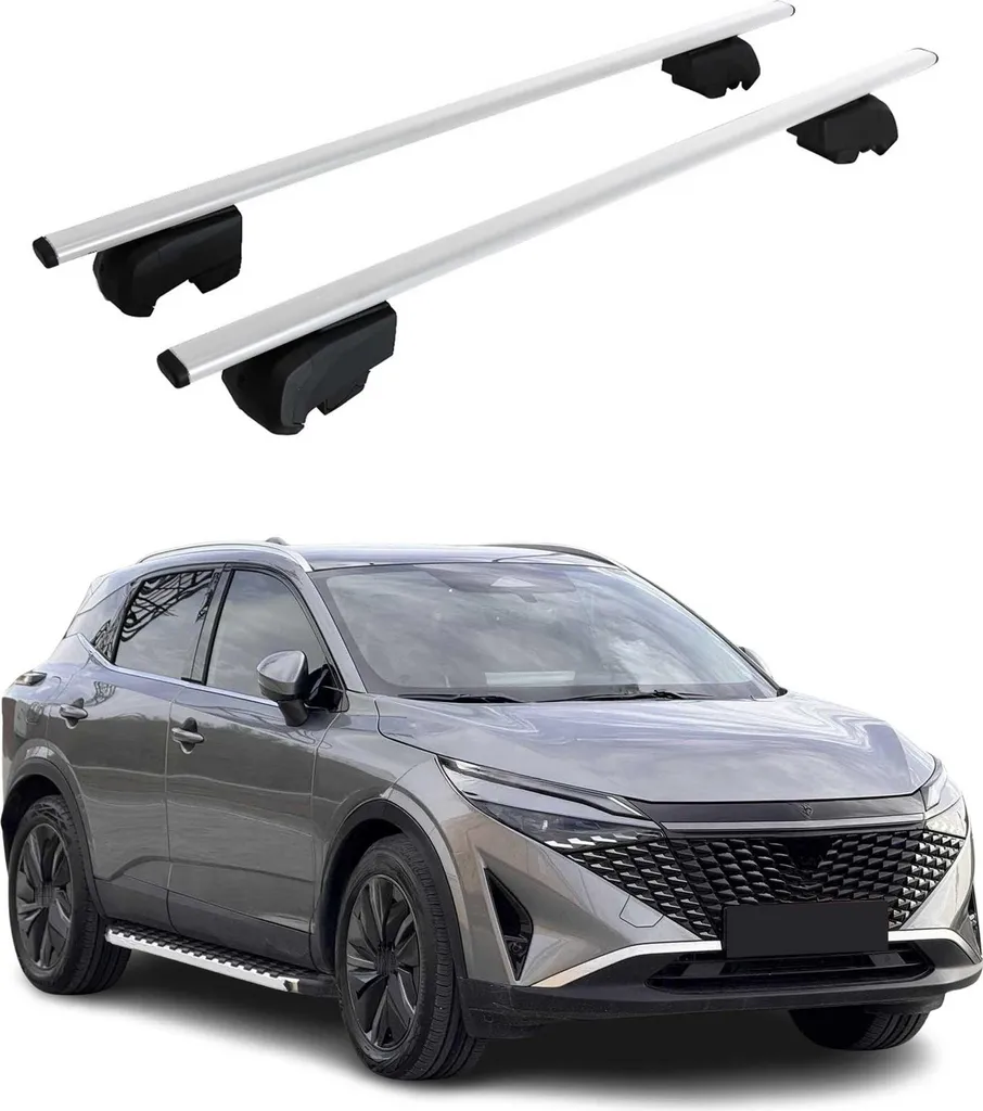 Kit Barre Portapacchi Nissan Qashqai 2021 2022 2023 Metallo ABE