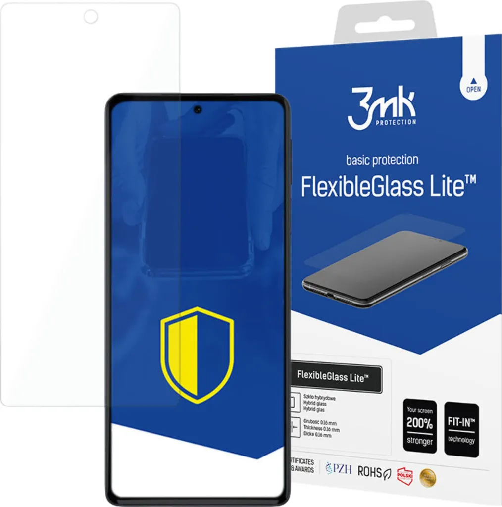 3Mk FlexibleGlass Lite per Motorola Edge 30 Pro | Vetro Ibrido 7H