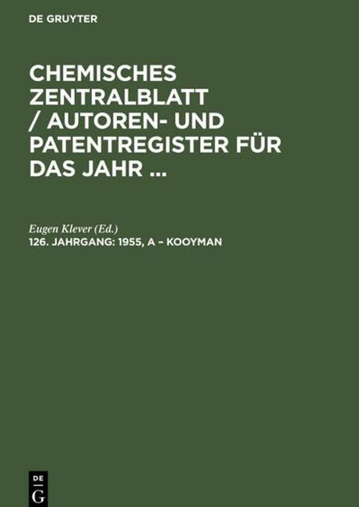 1955, A - Kooyman