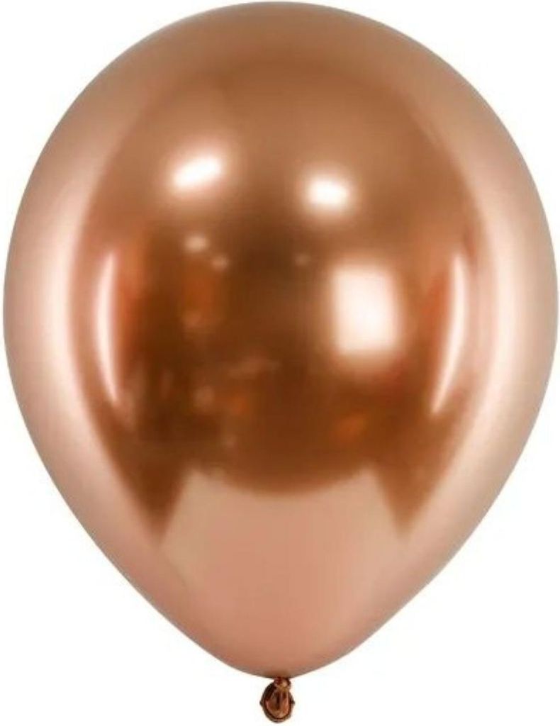 50 Stk. Luftballon Ø30cm "Uni Glossy" | Kupfer Produktbild 