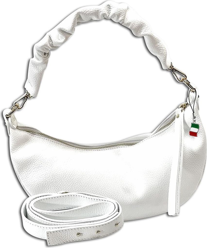 Florence Leder Tasche Umhängetasche Citytasche weiß OTF830W