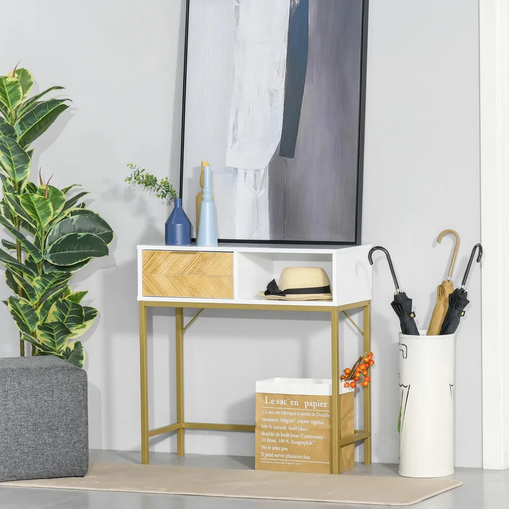 Table console design moderne avec rangement pour salle à manger Loft - 2