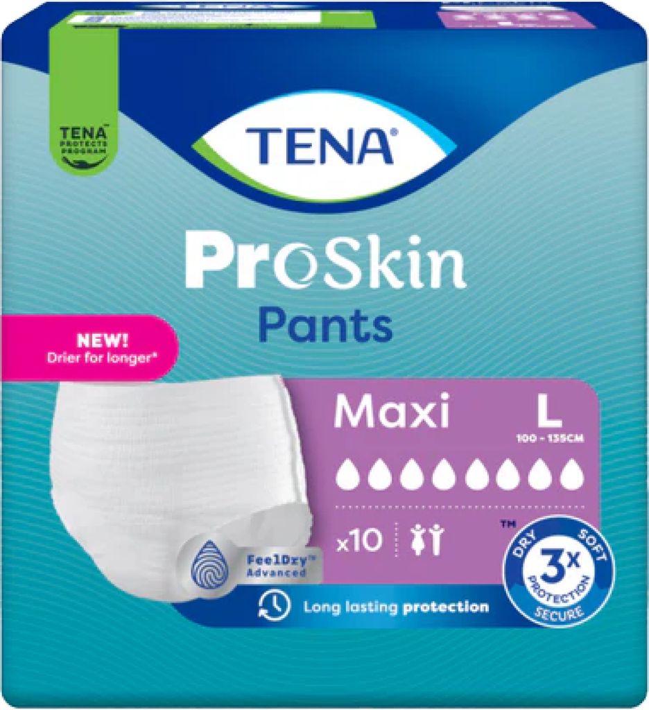 TENA - Pants Maxi L -  4x10Stk. Produktbild 